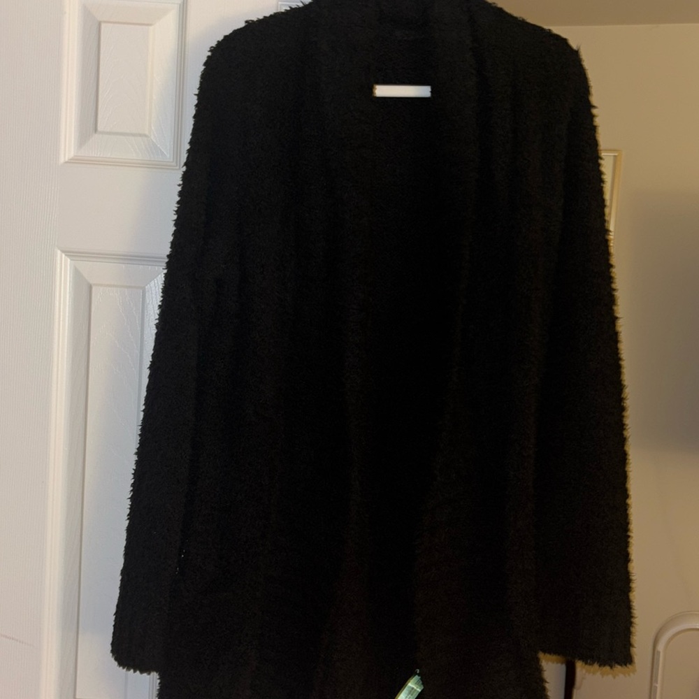 Black cardigan